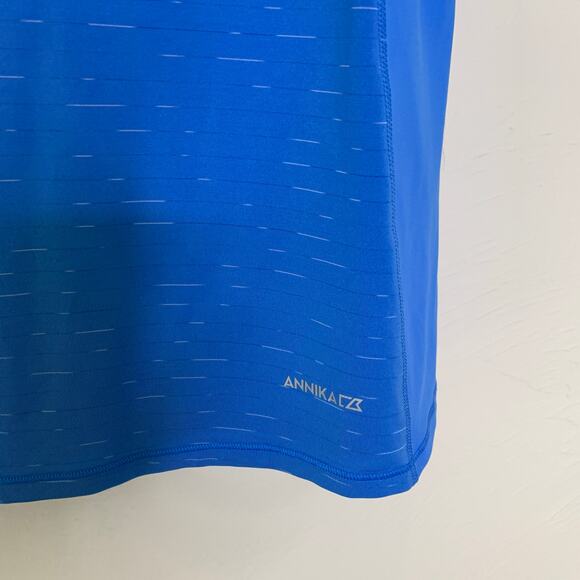 Annika Cutter & Buck Sleeveless Golf Polo Blue Sz Large - Picture 10 of 11